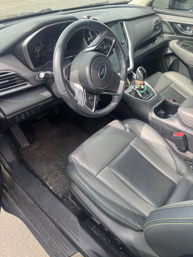 Subaru before interior detail in Idaho Falls — grimy mats and floors